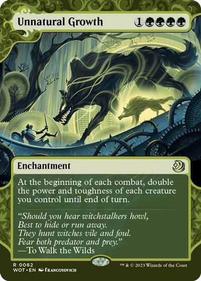 Unnatural Growth - Wilds of Eldraine: Enchanting Tales - 62 - Normal