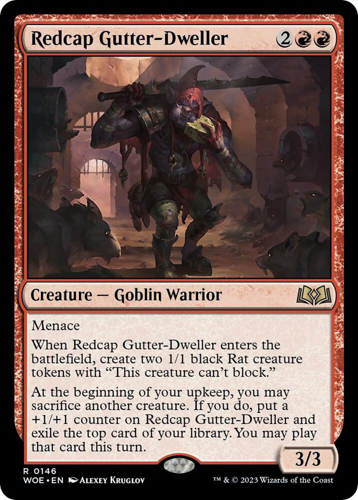 Redcap Gutter-Dweller - Wilds of Eldraine - 146 - Normal
