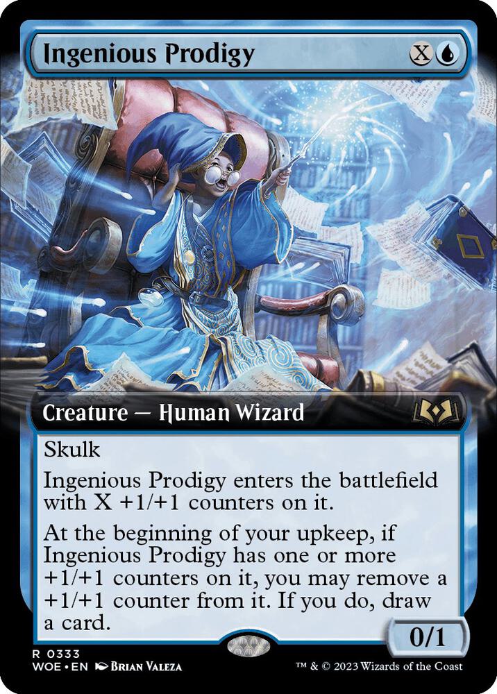 Ingenious Prodigy (Extended Art) - Wilds of Eldraine - 333 - Foil