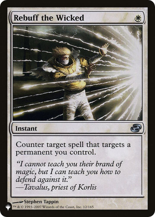 Rebuff the Wicked - The List Reprints - 12/165 - Normal