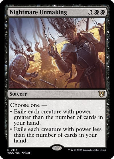 Nightmare Unmaking - Commander: Wilds of Eldraine - 114