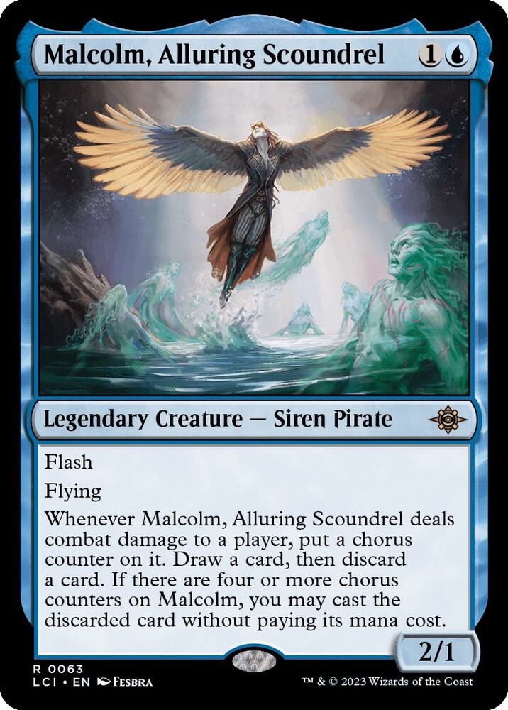 Malcolm, Alluring Scoundrel - The Lost Caverns of Ixalan - 63 - Normal