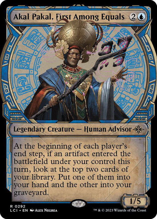 Akal Pakal, First Among Equals (Showcase) - The Lost Caverns of Ixalan - 292 - Foil