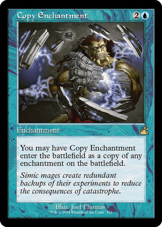 Copy Enchantment (Retro Frame) - Ravnica Remastered - 312 - Foil