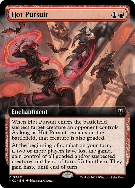 Hot Pursuit (Extended Art) - Commander: Murders at Karlov Manor - 342 - Normal