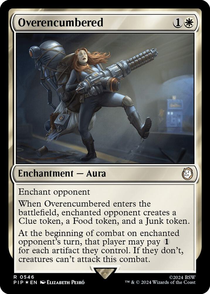 Overencumbered (Surge Foil) - Universes Beyond: Fallout - 546 - Foil