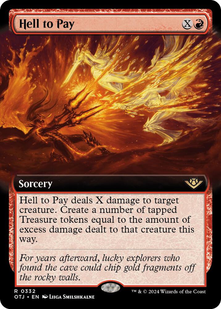 Hell to Pay (Extended Art) - Outlaws of Thunder Junction - 332 - Foil