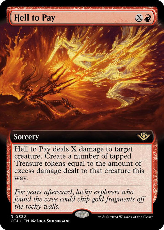 Hell to Pay (Extended Art) - Outlaws of Thunder Junction - 332 - Foil