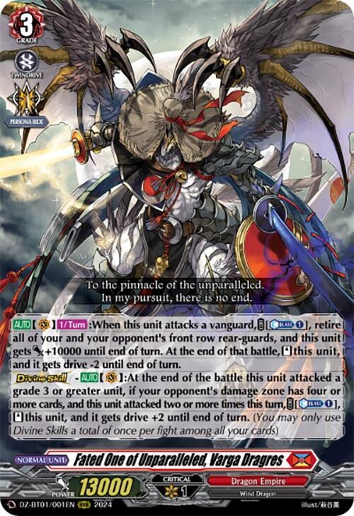 Fated One of Unparalleled, Varga Dragres (RRR)