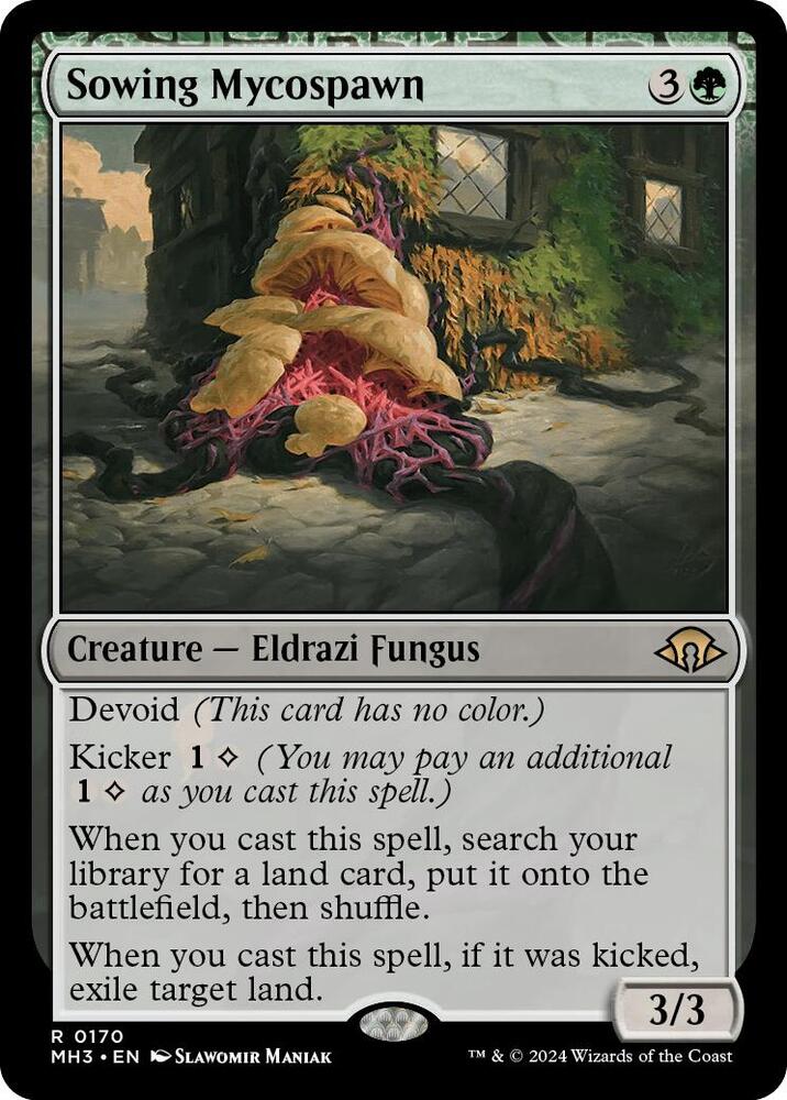 Sowing Mycospawn - Modern Horizons 3 - 170 - Normal