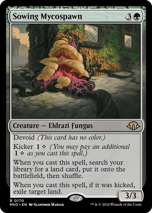 Sowing Mycospawn - Modern Horizons 3 - 170 - Normal