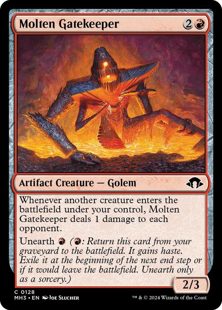 Molten Gatekeeper - Modern Horizons 3 - 128 - Normal