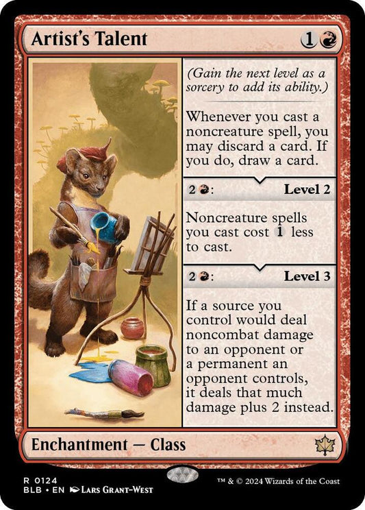 Artist's Talent - Bloomburrow - 124 - Normal