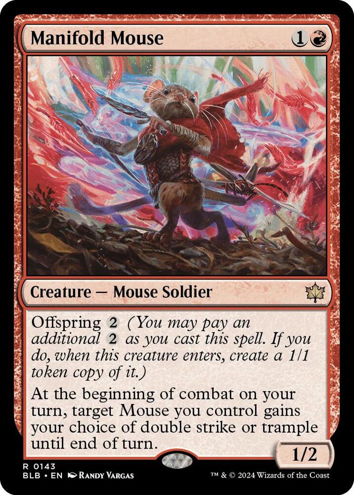 Manifold Mouse - Bloomburrow - 143 - Normal