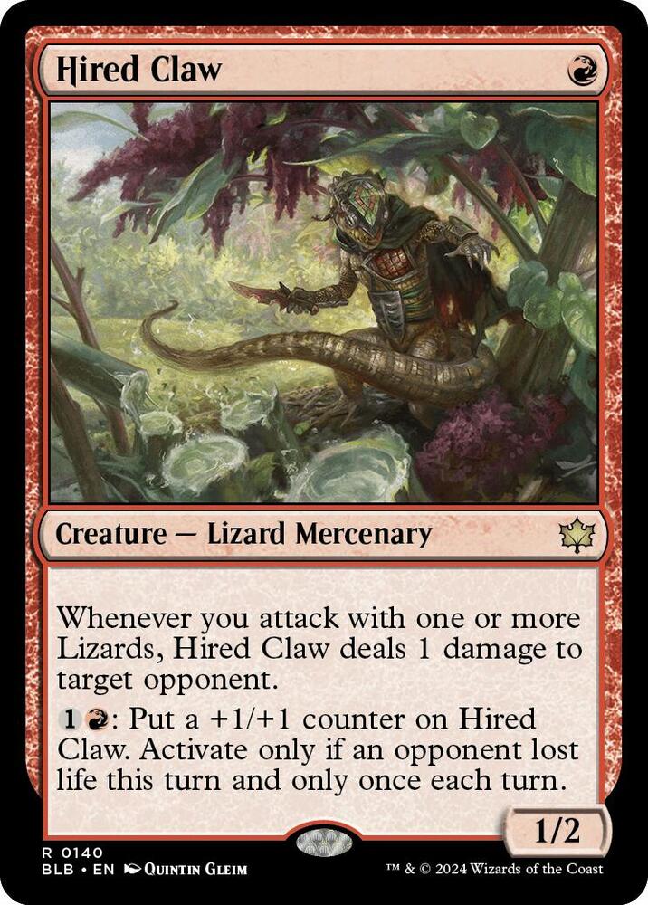Hired Claw - Bloomburrow - 140 - Normal