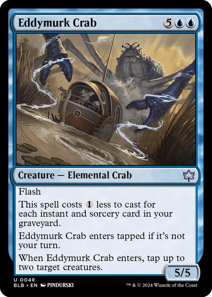 Eddymurk Crab - Bloomburrow - 48 - Normal