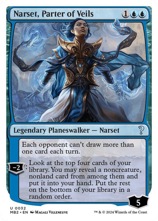 Narset, Parter of Veils (White Border) - Mystery Booster 2 - 32 - Normal