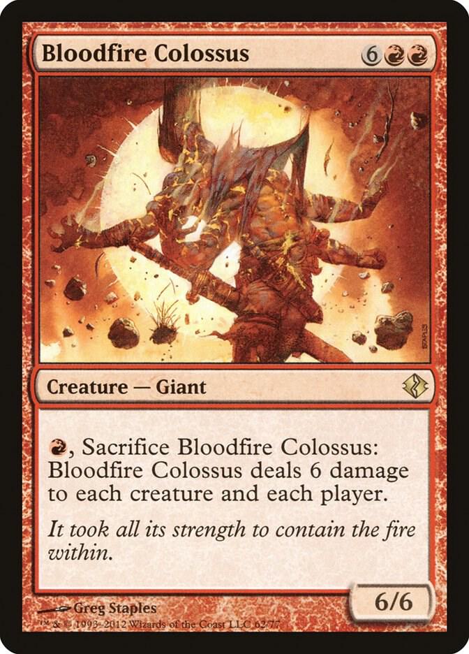 Bloodfire Colossus - Duel Decks: Venser vs. Koth - 62 - Normal