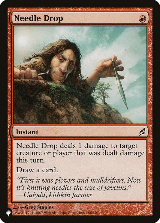 Needle Drop - The List Reprints - 186/301 - Normal