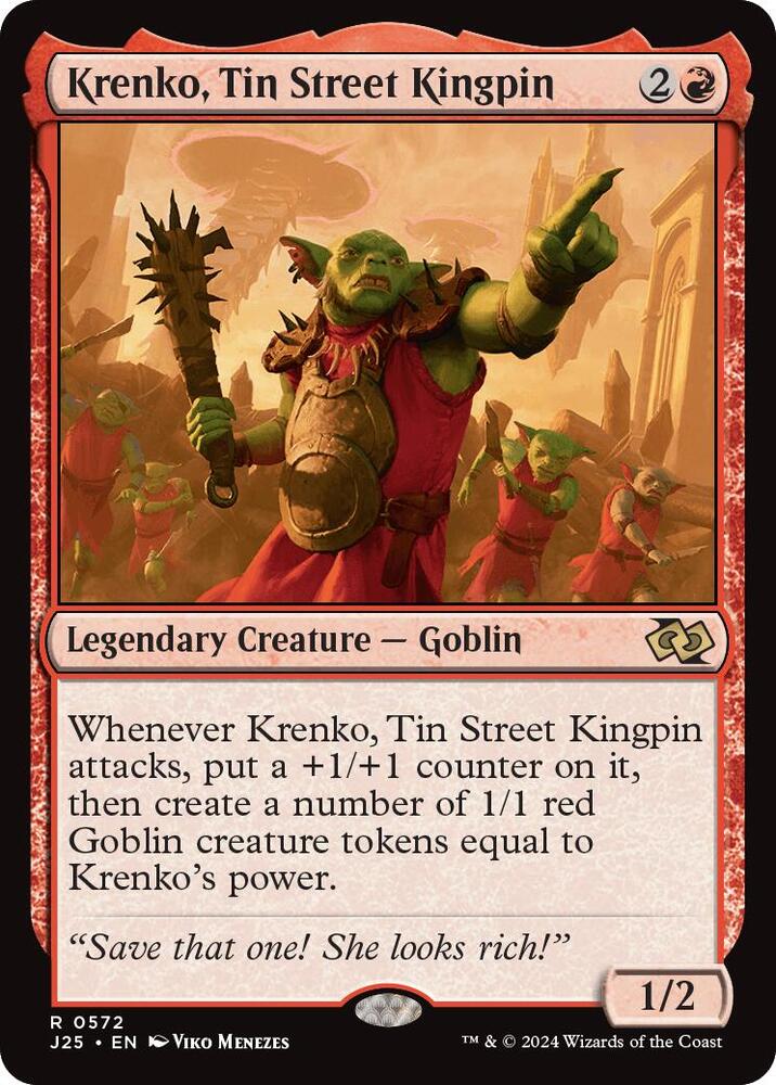 Krenko, Tin Street Kingpin - Foundations Jumpstart - 572 - Normal