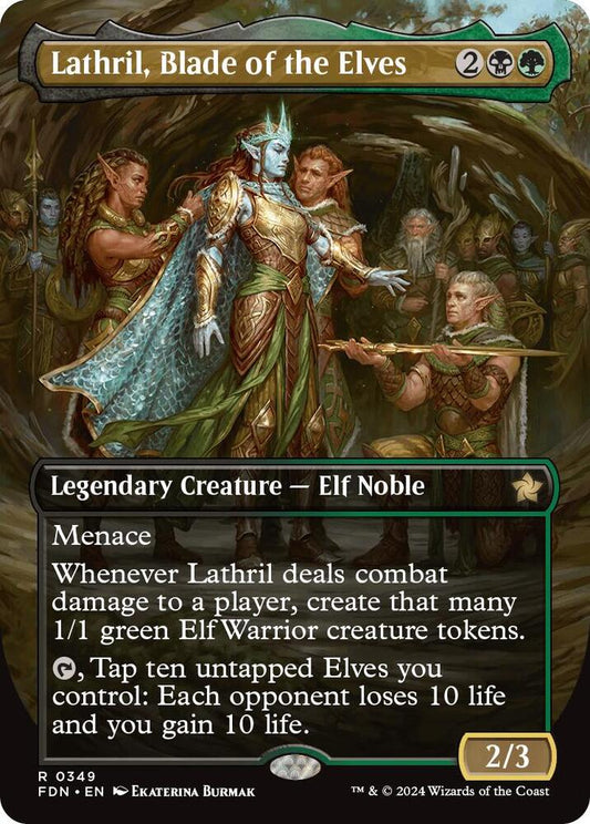Lathril, Blade of the Elves (Borderless) - Foundations - 349 - Normal
