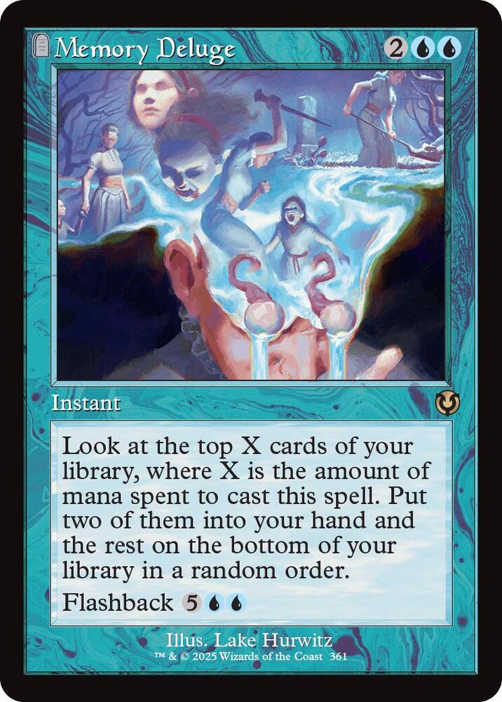 Memory Deluge (Retro Frame) - Innistrad Remastered - 361 - Foil