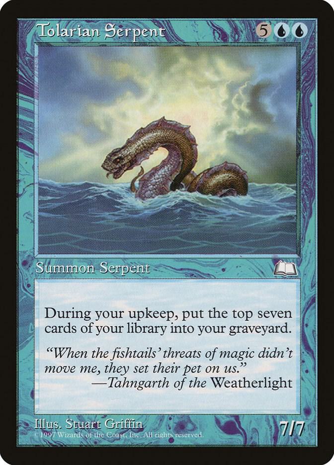 Tolarian Serpent - Weatherlight - - Normal
