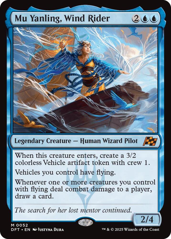Mu Yanling, Wind Rider - Aetherdrift - 52 - Normal
