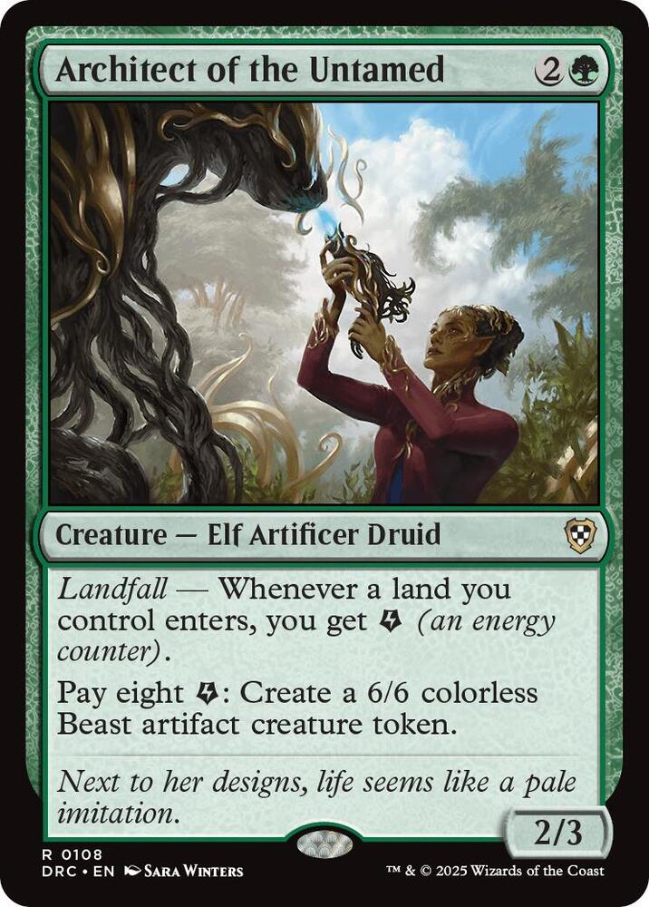Architect of the Untamed - Commander: Aetherdrift - 108 - Normal