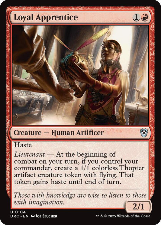 Loyal Apprentice - Commander: Aetherdrift - 104 - Normal