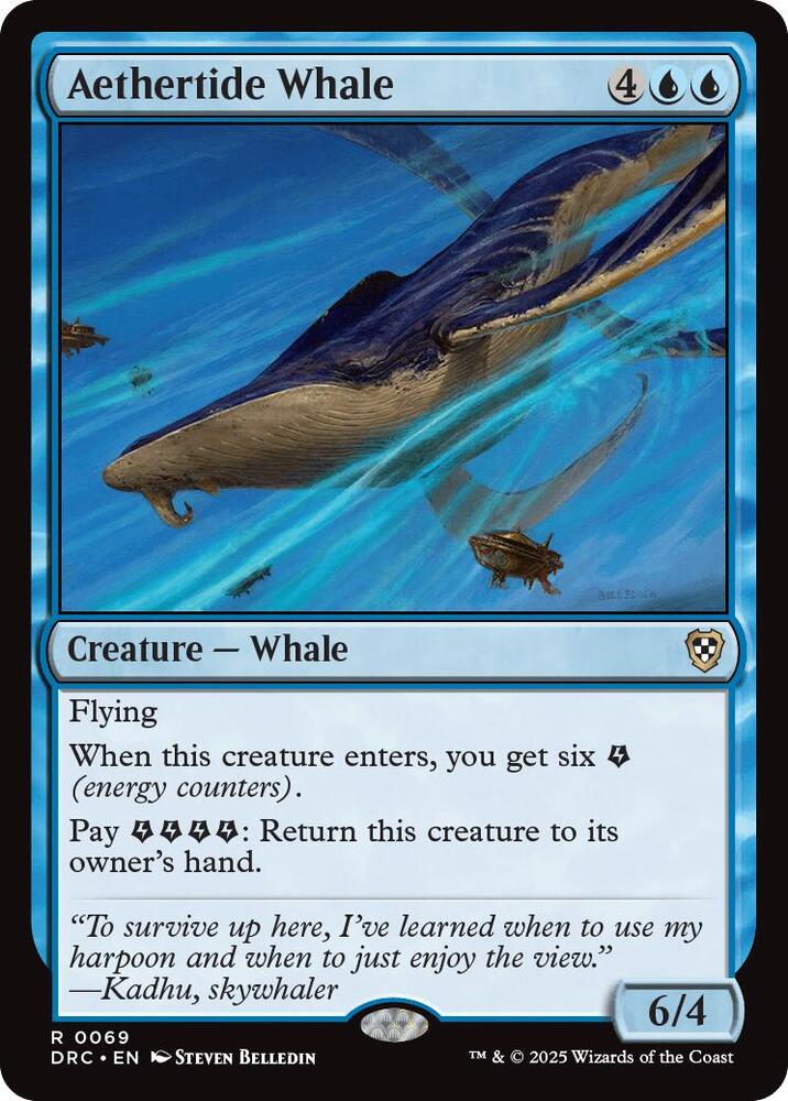 Aethertide Whale - Commander: Aetherdrift - 69 - Normal