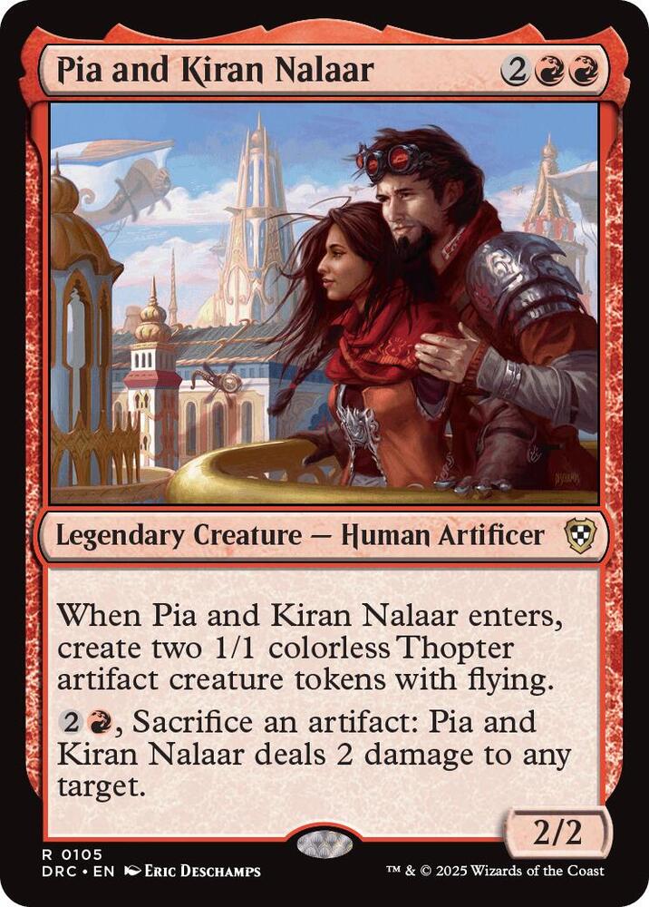 Pia and Kiran Nalaar - Commander: Aetherdrift - 105 - Normal