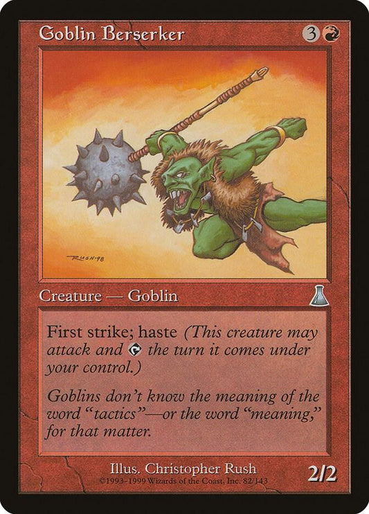 Goblin Berserker - Urza's Destiny - 82 - Foil