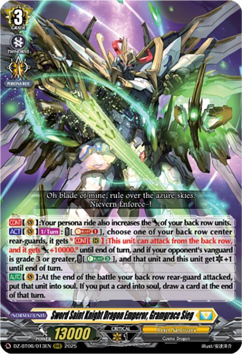 Sword Saint Knight Dragon Emperor, Gramgrace Sieg (RRR)