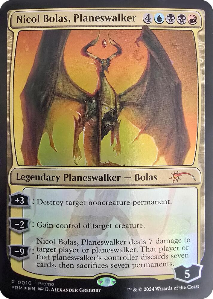 Nicol Bolas, Planeswalker - Unique and Miscellaneous Promos - 10 - Foil
