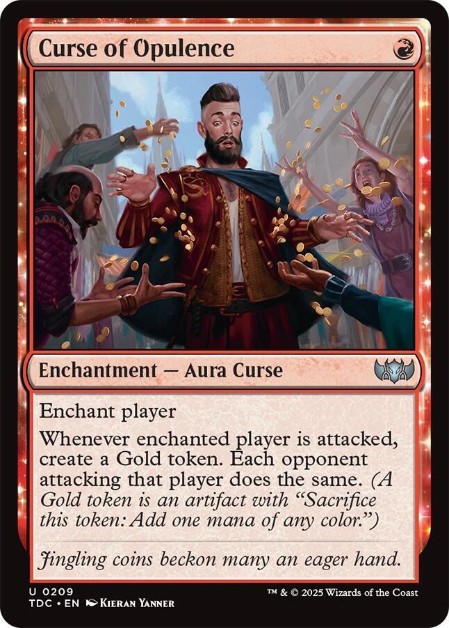 Curse of Opulence - Commander: Tarkir: Dragonstorm - 209 - Normal