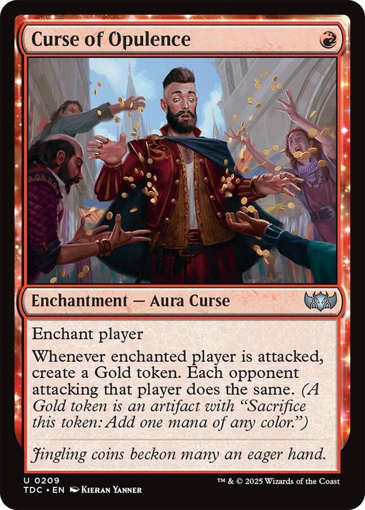 Curse of Opulence - Commander: Tarkir: Dragonstorm - 209 - Normal