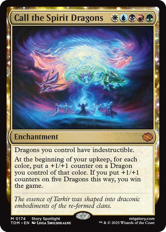 Call the Spirit Dragons - Tarkir: Dragonstorm - 174 - Normal
