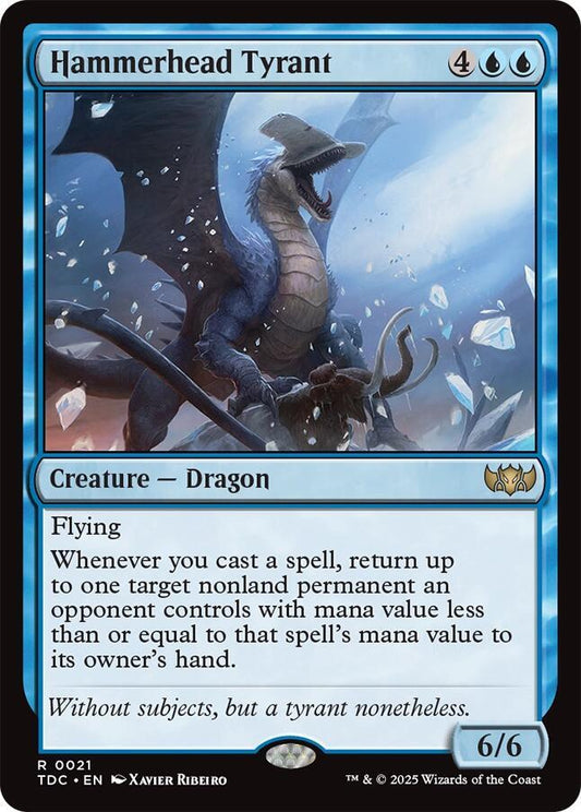 Hammerhead Tyrant - Commander: Tarkir: Dragonstorm - 21 - Normal