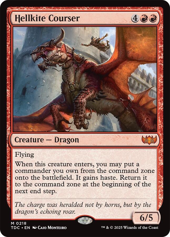Hellkite Courser - Commander: Tarkir: Dragonstorm - 218 - Normal