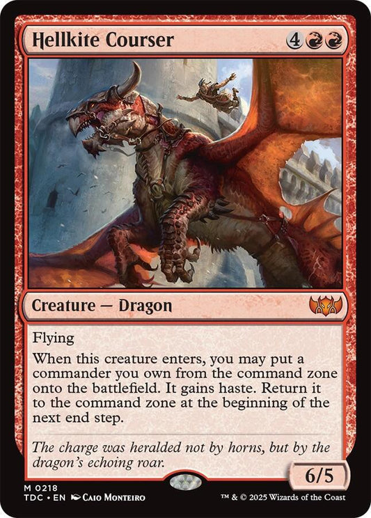 Hellkite Courser - Commander: Tarkir: Dragonstorm - 218 - Normal