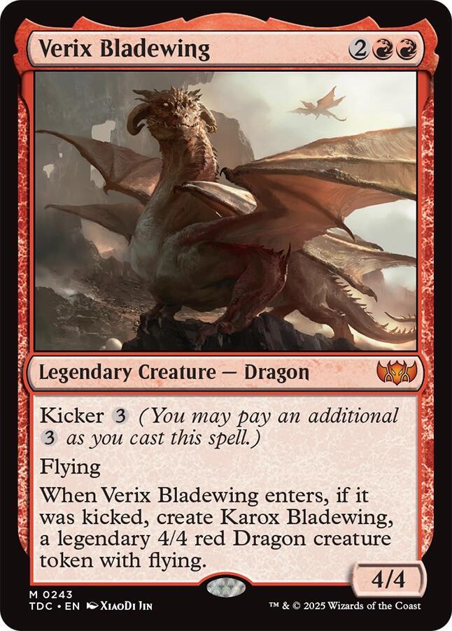 Verix Bladewing - Commander: Tarkir: Dragonstorm - 243 - Normal