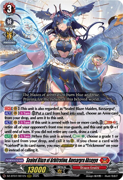 Sealed Blaze of Arbitration, Bavsargra Aksayya (RRR)