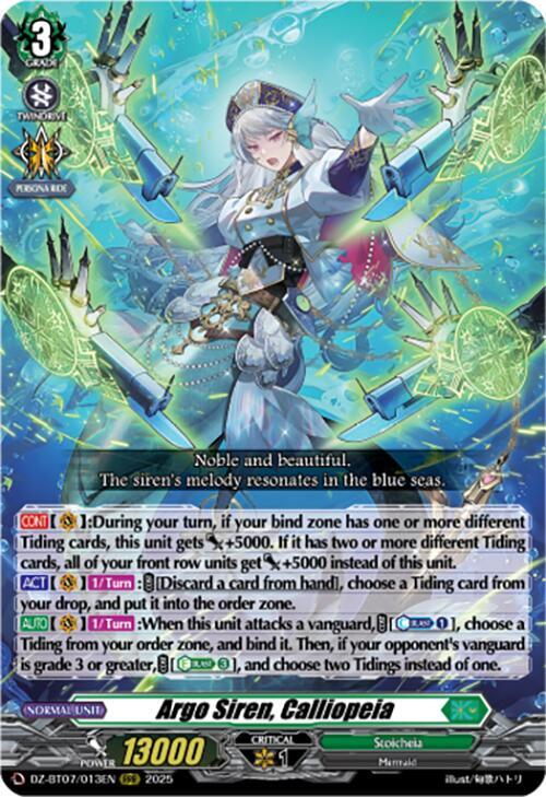 Argo Siren, Calliopeia (RRR)