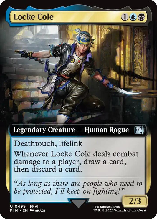 Locke Cole (Extended Art) - FINAL FANTASY - 499 - Foil