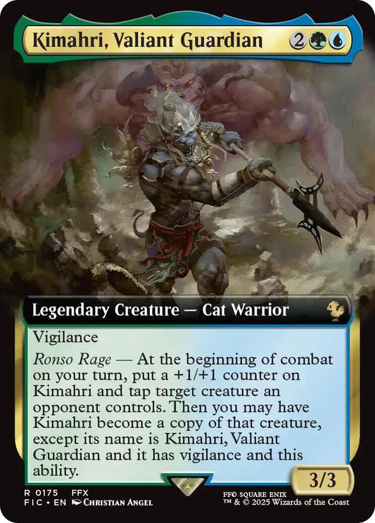 Kimahri, Valiant Guardian (Extended Art) - Commander: FINAL FANTASY - 175 - Foil