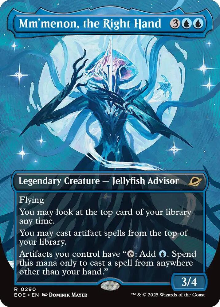 Mm'menon, the Right Hand (Borderless) - Edge of Eternities - 290 - Normal