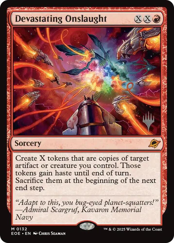 Devastating Onslaught - Promo Pack: Edge of Eternities - 132 - Normal