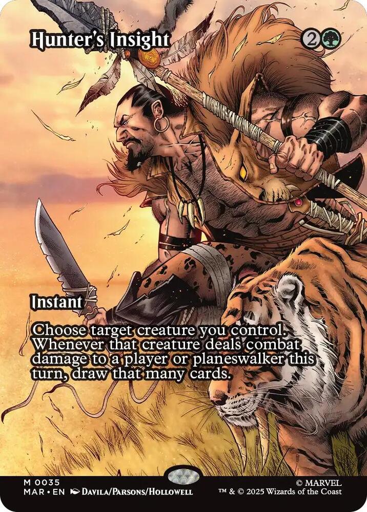 Hunter's Insight (Borderless) - Marvel Universe Eternal-Legal - 35 - Normal