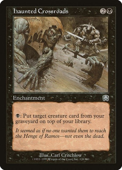 Haunted Crossroads - Mercadian Masques - 138